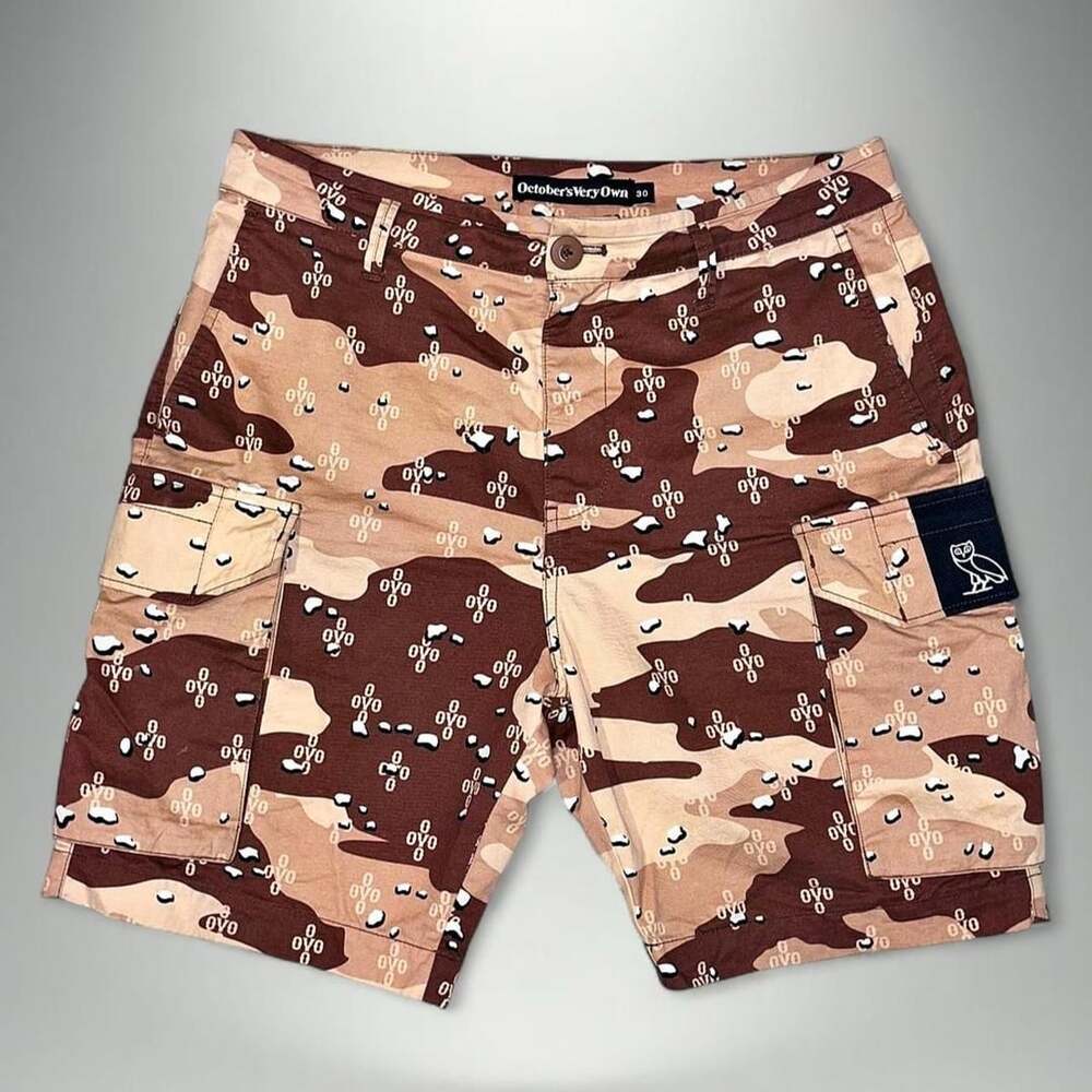 October's Very Own OVO Desert Camo Cargo Shorts